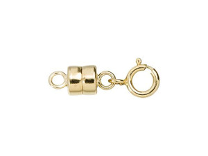 Gold-Filled 14K/20 4mm Magnetic Clasp Converter with 5mm Spring Ring