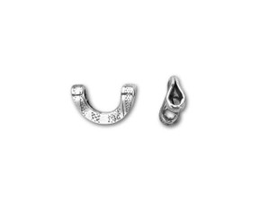 JBB Sterling Silver Small Half-Round Bead Frame JBB Sterling Silver Small Half-Round Bead Frame