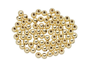 Artbeads Gold-Filled 14K/20 4mm Round Seamless Bead with 1mm Hole Pro Pack (75 Pcs) Artbeads Gold-Filled 14K/20 4mm Round Seamless Bead with 1mm Hole Pro Pack (75 Pcs)