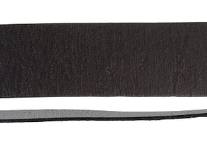 Leather Cord USA 10-Inch 20mm Natural Black Leather Strap Leather Cord USA 10-Inch 20mm Natural Black Leather Strap