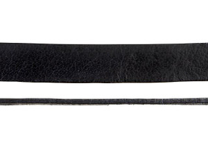Leather Cord USA 10mm Natural Black Leather Strap - by the Foot Leather Cord USA 10mm Natural Black Leather Strap - by the Foot