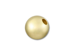 4mm Gold-Filled Round Corrugated Bead