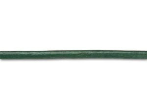 Leather Cord USA 2mm Metallic Ocean Green Round Leather - by the Foot