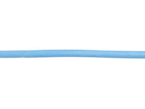Leather Cord USA 3mm Sky Blue Round Leather - by the Foot Leather Cord USA 3mm Sky Blue Round Leather - by the Foot