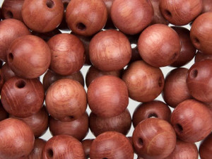 Light Brown 12mm Round Euro Wood Beads Light Brown 12mm Round Euro Wood Beads