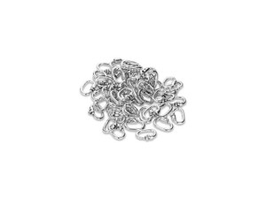Link Lock Sterling Silver Locking Jump Ring, Pack of 50 Link Lock Sterling Silver Locking Jump Ring, Pack of 50