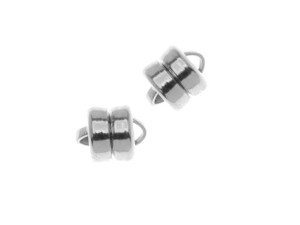 Mag-Lok Crazy Strong 6mm Silver-Plated Magnetic Clasp Mag-Lok Crazy Strong 6mm Silver-Plated Magnetic Clasp