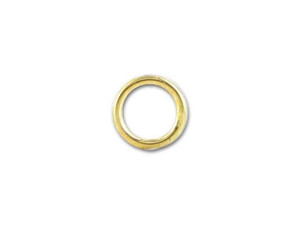 4mm x 22ga, Closed-Soldered Jump Ring, Gold Filled (50 Piece