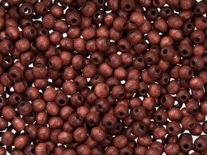 Mahogany 4mm Round Euro Wood Beads Mahogany 4mm Round Euro Wood Beads