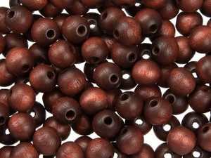 Mahogany 8mm Round Euro Wood Beads Mahogany 8mm Round Euro Wood Beads
