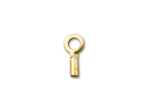 Gold-Filled 14K/20 Crimp End Cap with Loop Gold-Filled 14K/20 Crimp End Cap with Loop