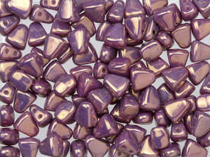 Matubo 6 x 5mm Luster Opaque Gold/Amethyst NIB-BIT Bead 2.5-Inch Tube Matubo 6 x 5mm Luster Opaque Gold/Amethyst NIB-BIT Bead 2.5-Inch Tube