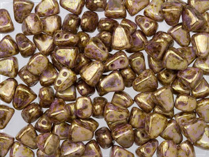 Matubo 6 x 5mm Luster Opaque Gold/Smoky Topaz NIB-BIT Bead 2.5-Inch Tube Matubo 6 x 5mm Luster Opaque Gold/Smoky Topaz NIB-BIT Bead 2.5-Inch Tube