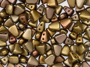 Matubo 6 x 5mm Matte Metallic Gold Iris NIB-BIT Bead 2.5-Inch Tube Matubo 6 x 5mm Matte Metallic Gold Iris NIB-BIT Bead 2.5-Inch Tube