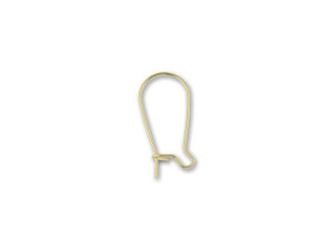 Gold-Filled 14K/20 Medium Kidney Earwire (1 Pair) Gold-Filled 14K/20 Medium Kidney Earwire (1 Pair)