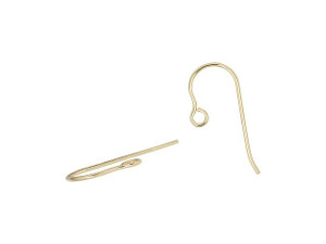 Gold-Filled 14K/20 Micro Sparkle Ear Wire (1 pair) Gold-Filled 14K/20 Micro Sparkle Ear Wire (1 pair)