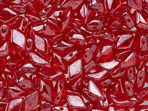 Matubo GemDuo 8 x 5mm Ruby Luster Czech Glass 2-Hole Bead 2.5-Inch Tube Matubo GemDuo 8 x 5mm Ruby Luster Czech Glass 2-Hole Bead 2.5-Inch Tube