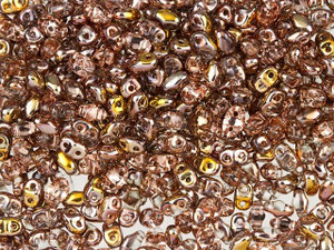 Matubo MiniDuo 2 x 4mm Apollo Gold 2-Hole Seed Bead 2.5-Inch Tube Matubo MiniDuo 2 x 4mm Apollo Gold 2-Hole Seed Bead 2.5-Inch Tube