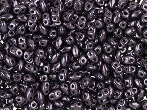 Matubo MiniDuo 2x4mm Dark Plum Metallic Suede 2-Hole Seed Bead, 2.5-Inch Tube Matubo MiniDuo 2x4mm Dark Plum Metallic Suede 2-Hole Seed Bead, 2.5-Inch Tube