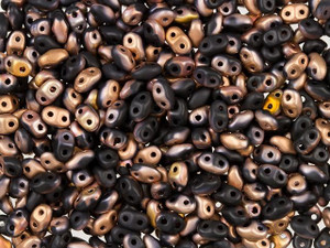 Matubo MiniDuo 2 x 4mm Matte Apollo Jet 2-Hole Seed Bead 2.5-Inch Tube Matubo MiniDuo 2 x 4mm Matte Apollo Jet 2-Hole Seed Bead 2.5-Inch Tube