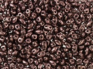 Matubo MiniDuo 2 x 4mm Metallic Amethyst Luster 2-Hole Seed Bead 2.5-Inch Tube Matubo MiniDuo 2 x 4mm Metallic Amethyst Luster 2-Hole Seed Bead 2.5-Inch Tube