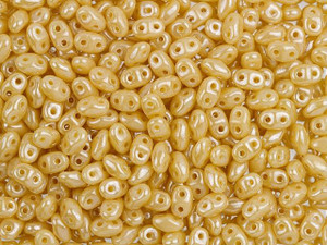 Matubo MiniDuo 2 x 4mm Opaque Beige Luster 2-Hole Czech Beads 2.5-Inch Tube Matubo MiniDuo 2 x 4mm Opaque Beige Luster 2-Hole Czech Beads 2.5-Inch Tube