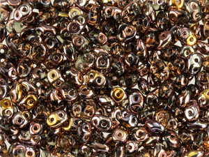Matubo SuperDuo 2 x 5mm Apollo Black Diamond 2-Hole Seed Bead 2.5-Inch Tube Matubo SuperDuo 2 x 5mm Apollo Black Diamond 2-Hole Seed Bead 2.5-Inch Tube