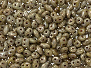 Matubo SuperDuo 2 x 5mm Ashen Gray Silver Picasso 2-Hole Seed Bead 2.5-Inch Tube Matubo SuperDuo 2 x 5mm Ashen Gray Silver Picasso 2-Hole Seed Bead 2.5-Inch Tube
