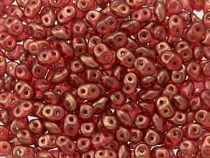 Matubo SuperDuo 2 x 5mm Cardinal Halo 2-Hole Seed Bead 2.5-Inch Tube Matubo SuperDuo 2 x 5mm Cardinal Halo 2-Hole Seed Bead 2.5-Inch Tube