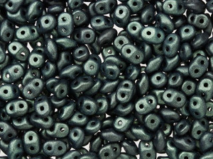 Matubo SuperDuo 2 x 5mm Dark Forest Metallic Suede 2-Hole Seed Bead 2.5-Inch Tube Matubo SuperDuo 2 x 5mm Dark Forest Metallic Suede 2-Hole Seed Bead 2.5-Inch Tube