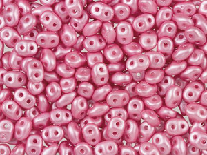Matubo SuperDuo 2 x 5mm Flamingo Pearl Coat 2-Hole Seed Bead 2.5-Inch Tube Matubo SuperDuo 2 x 5mm Flamingo Pearl Coat 2-Hole Seed Bead 2.5-Inch Tube