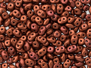 Matubo SuperDuo 2 x 5mm Matte Metallic Antique Copper 2-Hole Seed Bead 2.5-Inch Tube Matubo SuperDuo 2 x 5mm Matte Metallic Antique Copper 2-Hole Seed Bead 2.5-Inch Tube