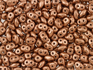 Matubo SuperDuo 2 x 5mm Matte Metallic Copper 2-Hole Seed Bead 2.5-Inch Tube Matubo SuperDuo 2 x 5mm Matte Metallic Copper 2-Hole Seed Bead 2.5-Inch Tube