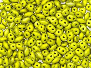 Matubo SuperDuo 2 x 5mm Metalust Matte Yellow Gold 2-Hole Seed Bead 2.5-Inch Tube Matubo SuperDuo 2 x 5mm Metalust Matte Yellow Gold 2-Hole Seed Bead 2.5-Inch Tube