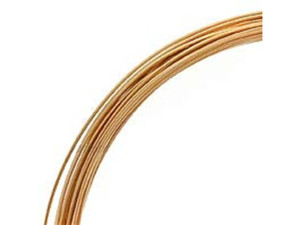 20 Gauge Rose Gold Filled Round Half Hard or Dead Soft Wire - Beadspoint