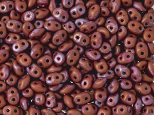 Matubo SuperDuo 2 x 5mm Opaque Red Matte Nebula 2-Hole Seed Bead 2.5-Inch Tube Matubo SuperDuo 2 x 5mm Opaque Red Matte Nebula 2-Hole Seed Bead 2.5-Inch Tube