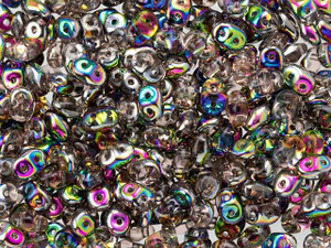 Matubo SuperDuo 2 x 5mm Rosaline Vitral 2-Hole Seed Bead 2.5-Inch Tube Matubo SuperDuo 2 x 5mm Rosaline Vitral 2-Hole Seed Bead 2.5-Inch Tube