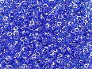 Matubo SuperDuo 2 x 5mm Sapphire Luster 2-Hole Seed Bead 2.5-Inch Tube Matubo SuperDuo 2 x 5mm Sapphire Luster 2-Hole Seed Bead 2.5-Inch Tube