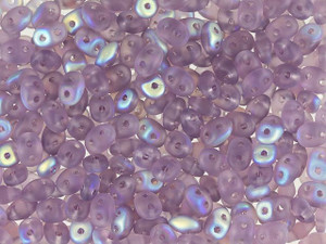 Matubo SuperDuo 2 x 5mm Tanzanite AB Matte 2-Hole Seed Bead 2.5-Inch Tube Matubo SuperDuo 2 x 5mm Tanzanite AB Matte 2-Hole Seed Bead 2.5-Inch Tube