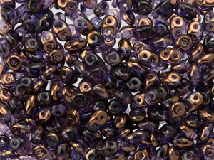Matubo SuperDuo 2 x 5mm Tanzanite Half Bronze Luster 2-Hole Seed Bead 2.5-Inch Tube Matubo SuperDuo 2 x 5mm Tanzanite Half Bronze Luster 2-Hole Seed Bead 2.5-Inch Tube