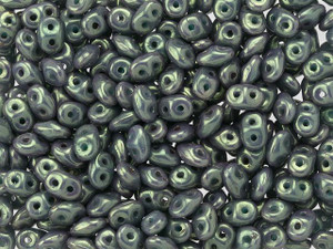 Matubo SuperDuo 2 x 5mm Turquoise Green Luster 2-Hole Seed Bead 2.5-Inch Tube Matubo SuperDuo 2 x 5mm Turquoise Green Luster 2-Hole Seed Bead 2.5-Inch Tube