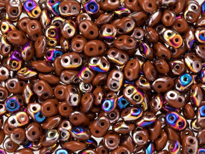 Matubo SuperDuo 2 x 5mm Umber Artemis 2-Hole Seed Bead 2.5-Inch Tube Matubo SuperDuo 2 x 5mm Umber Artemis 2-Hole Seed Bead 2.5-Inch Tube