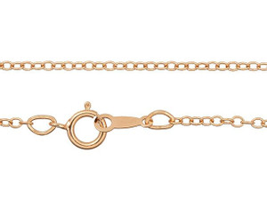 Rose Gold-Filled 14K/20 16-Inch 1318 Cable Chain Necklace Rose Gold-Filled 14K/20 16-Inch 1318 Cable Chain Necklace