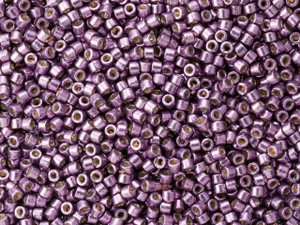 Miyuki 11/0 Duracoat Galvanized Eggplant Purple Delicas 2.5-Inch Tube Miyuki 11/0 Duracoat Galvanized Eggplant Purple Delicas 2.5-Inch Tube
