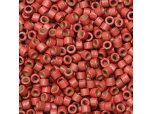 Miyuki 11/0 Duracoat Galvanized Matte Light Cranberry Delicas 2.5-Inch Tube Miyuki 11/0 Duracoat Galvanized Matte Light Cranberry Delicas 2.5-Inch Tube