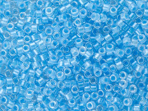 Miyuki 11/0 Luminous Delica Seed Beads - Blue Bird 2.5-Inch Tube Miyuki 11/0 Luminous Delica Seed Beads - Blue Bird 2.5-Inch Tube