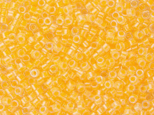 Miyuki 11/0 Luminous Delica Seed Beads - Pineapple 2.5-Inch Tube