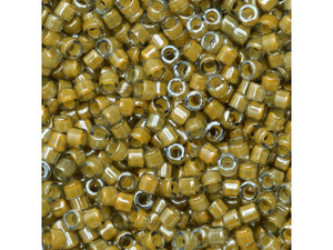 Miyuki 11/0 Luminous Delica Seed Beads - Warm Almond 2.5-Inch Tube Miyuki 11/0 Luminous Delica Seed Beads - Warm Almond 2.5-Inch Tube