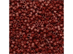 Miyuki 11/0 Metallic Matte Dark Red Delica Seed Bead 2.5-Inch Tube Miyuki 11/0 Metallic Matte Dark Red Delica Seed Bead 2.5-Inch Tube