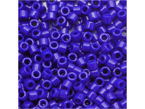 Miyuki 11/0 Opaque Cobalt Blue Delica Seed Bead 2.5-Inch Tube Miyuki 11/0 Opaque Cobalt Blue Delica Seed Bead 2.5-Inch Tube